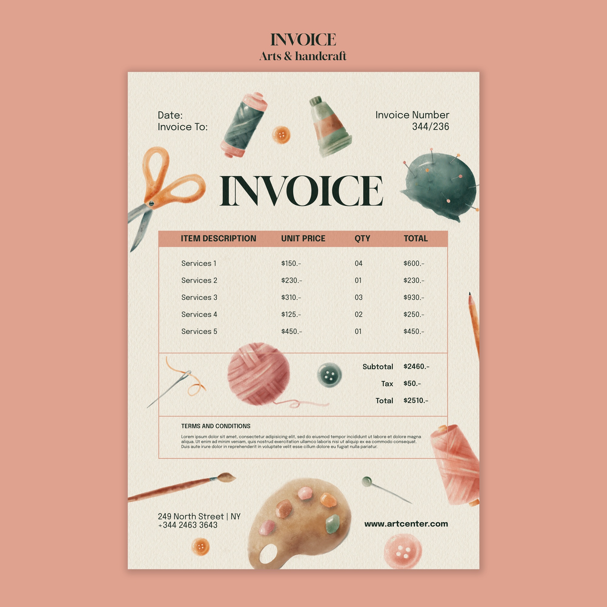 sample pricing booklet and fabric swatches
